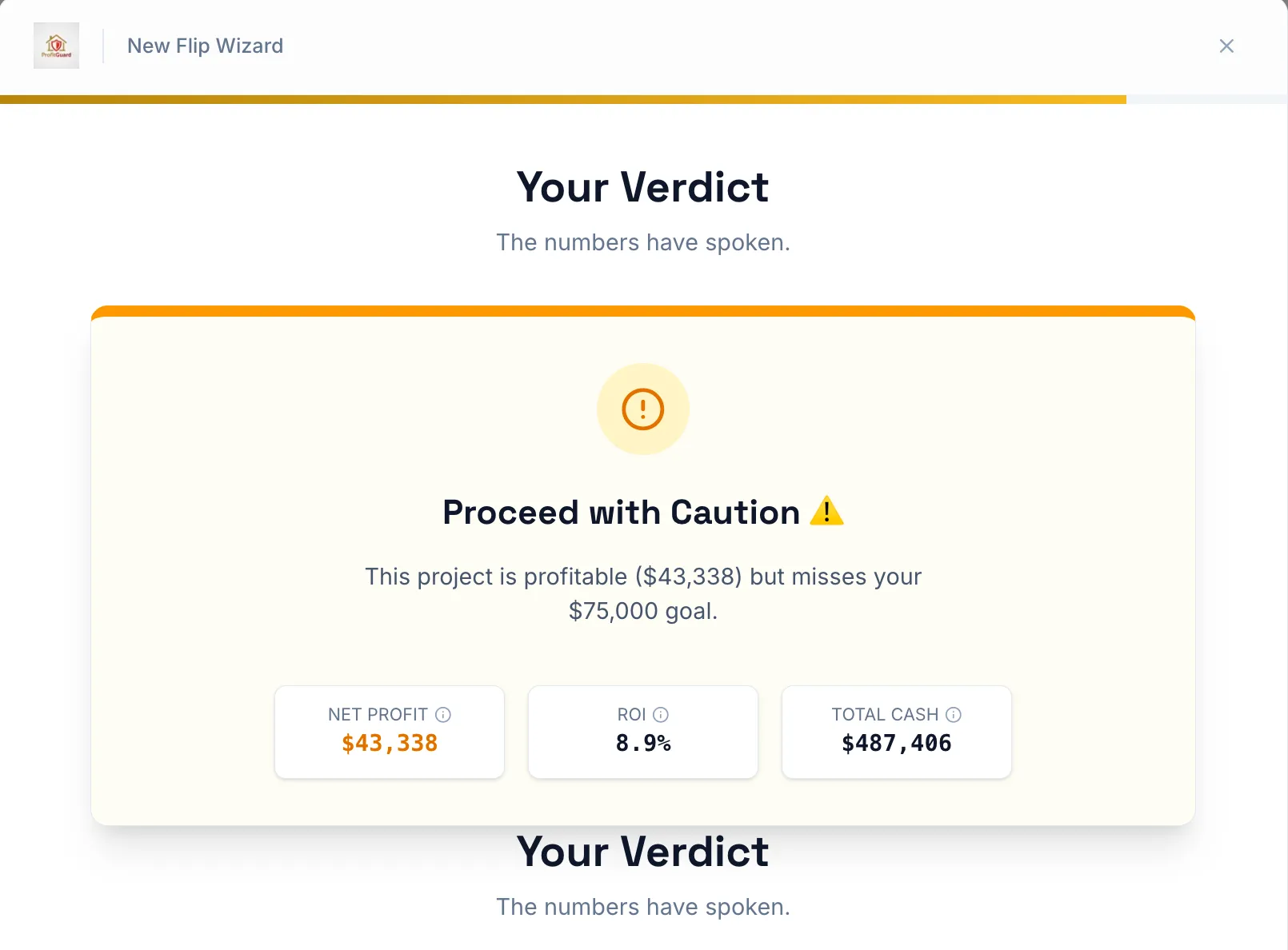 Deal verdict
